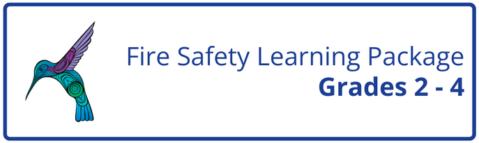 Fire safety learning package for grades 2 to 4