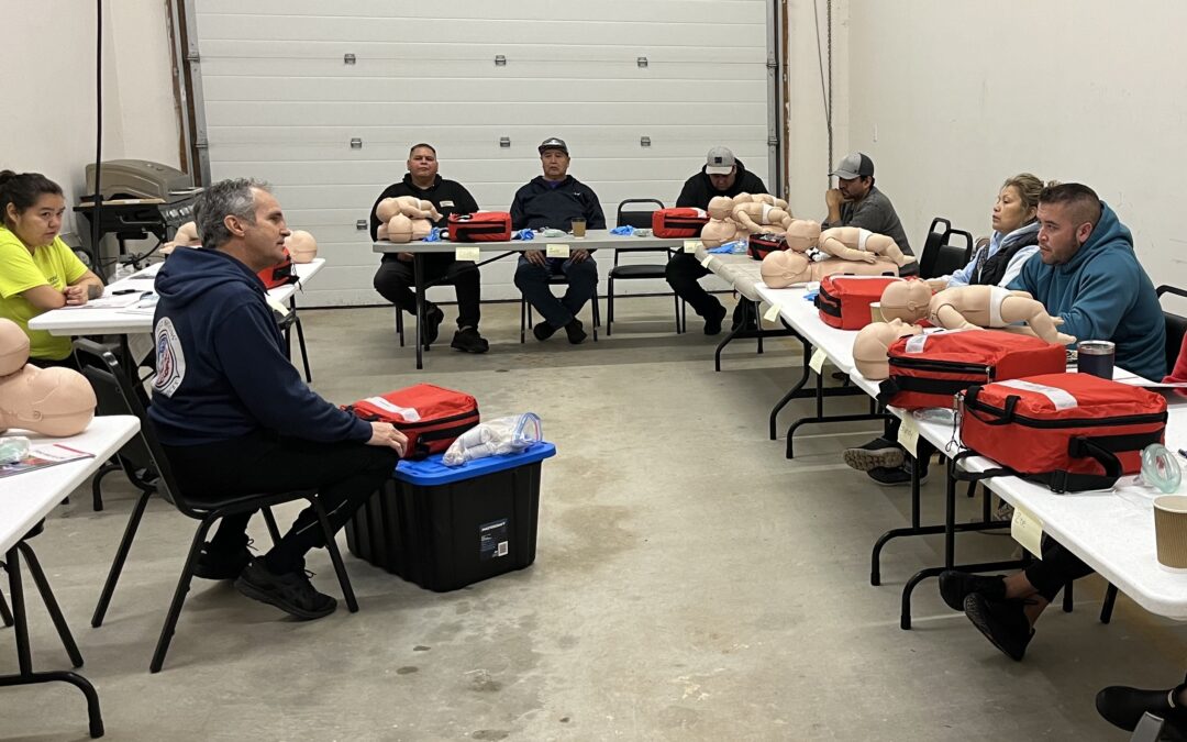 First Nation community members learn first aid to protect family and community