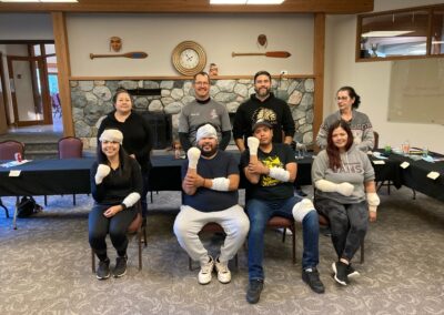 Stsailes First Nation first aid training participants