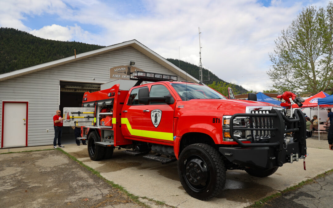 Adams Lake Indian Band Receives Historic Hybrid Fire Truck Donation