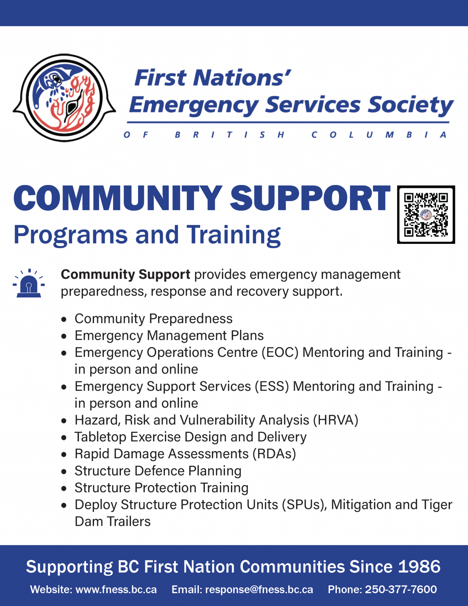 FNESS Marketing Materials - First Nations' Emergency Services Society ...
